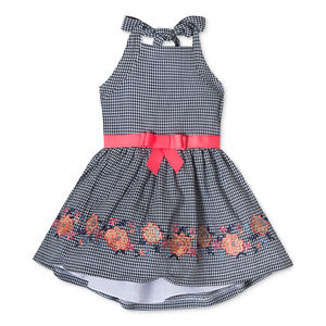 Gingham Halter Dress Little Girls